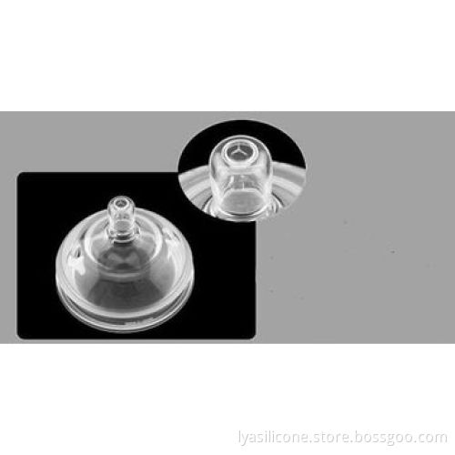 Silicone baby bottle nipples, wide-neck, OEM manufacturer